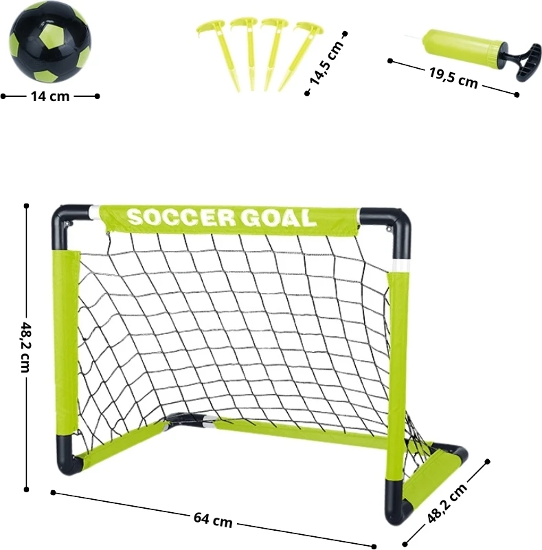 Sulankstomas futbolo rinkinys inSPORTline FSGS250