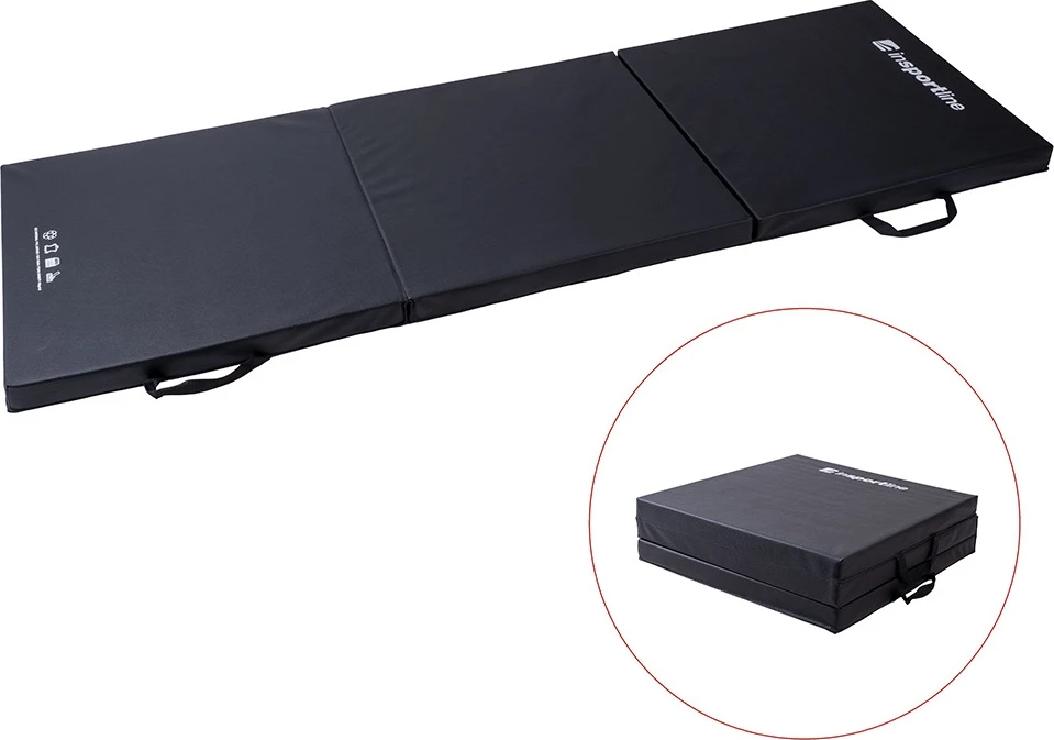 Folding Gymnastics Mat inSPORTline Trifold 180 x 60 x 5 cm