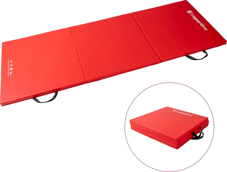 Folding Gymnastics Mat inSPORTline Trifold 180 x 60 x 5 cm