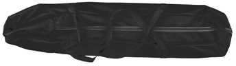 Sulankstomas gultas BasicNature Alu-Campbed, 210x66cm, Juodas