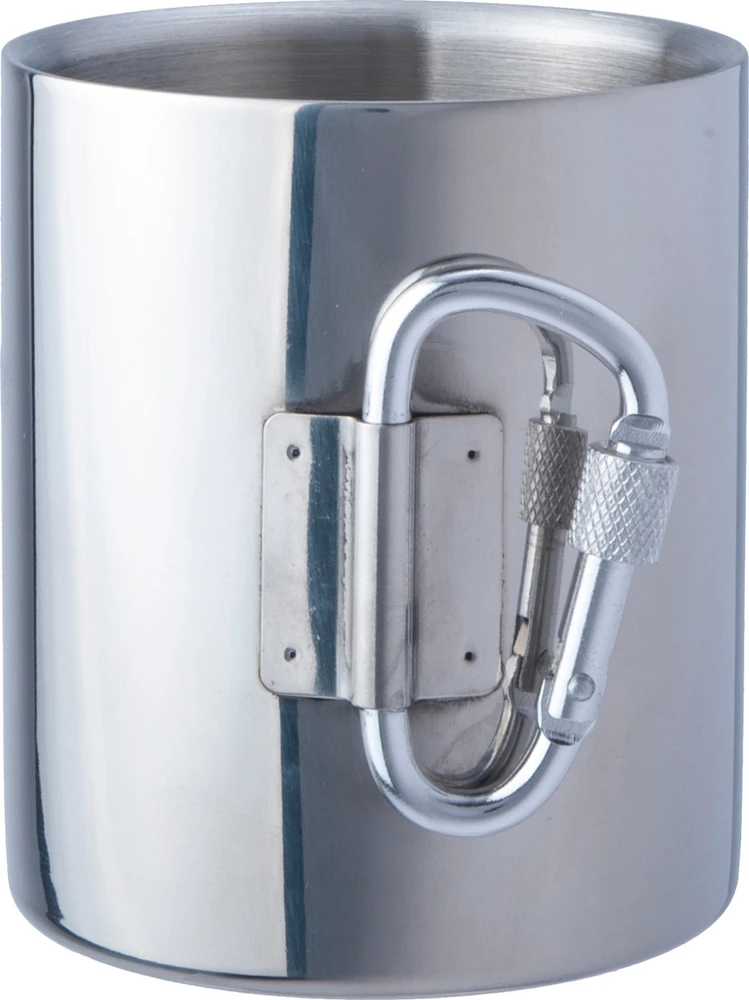 Sulankstomas nerūdijančio plieno puodelis BasicNature Space Safer Thermo, 0.34L