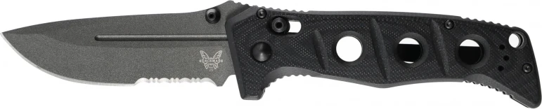 Sulankstomas peilis Benchmade 275SGY-1 Adamas Combo, pilkas