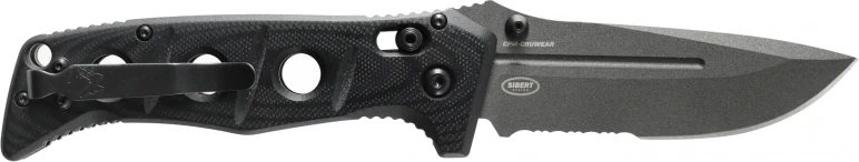 Sulankstomas peilis Benchmade 275SGY-1 Adamas Combo, pilkas