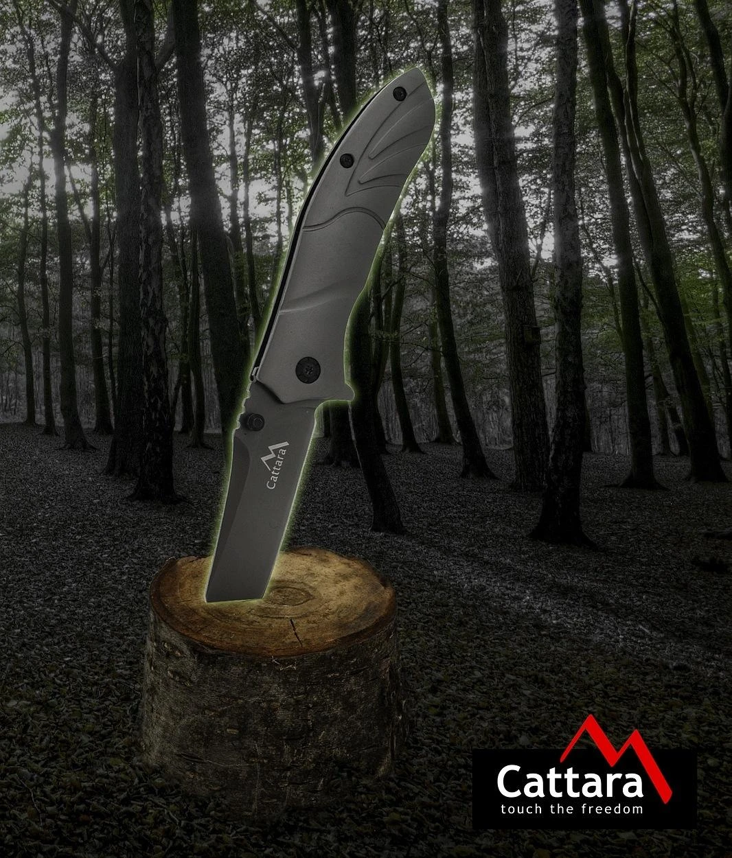 Sulankstomas peilis su fiksacija Cattara Titan 22 cm
