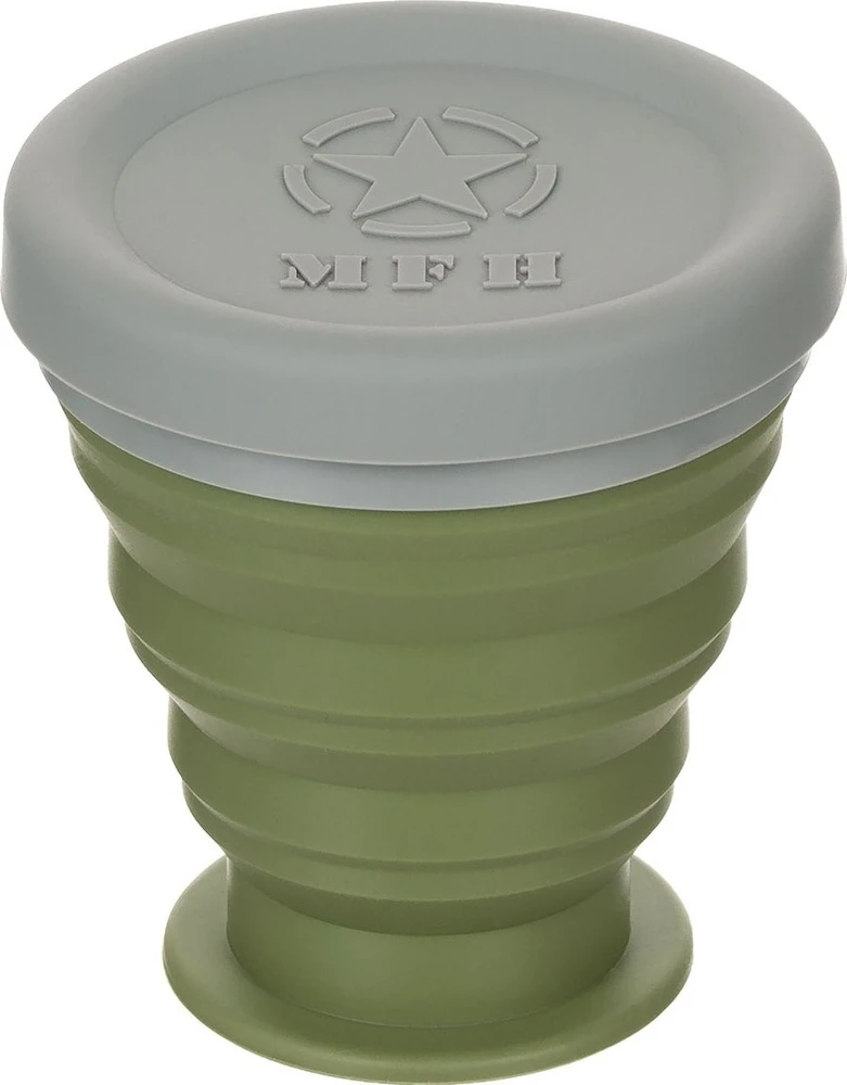 MFH Max Fuchs Teleskopinis sudedamas silikoninis puodelis 200ml (33399)