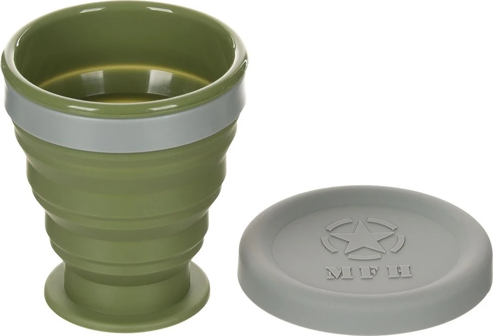 MFH Max Fuchs Teleskopinis sudedamas silikoninis puodelis 200ml (33399)