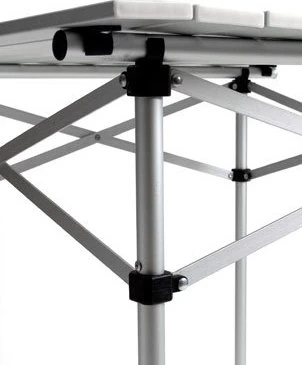 Sulankstomas stalas BasicNature Travelchair Roll Table Small, 70x70cm