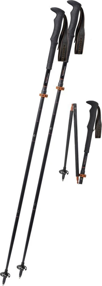 Sulankstomos šiaurietiško ėjimo lazdos Komperdell Stick Carbon FXP.4 Exp. Vario, 105-125cm, pora