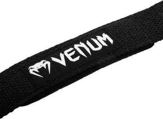 Sunkumų kilnojimo diržai Venum Hyperlift - Juodas (pora)