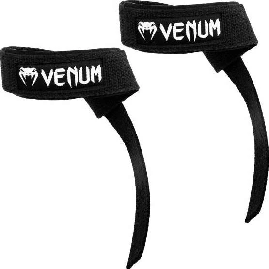 Sunkumų kilnojimo diržai Venum Hyperlift - Juodas (pora)