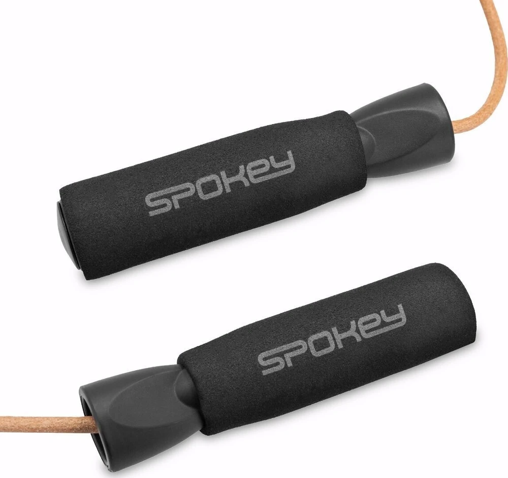 Šokdynė su odine virve Spokey QUICK SKIP