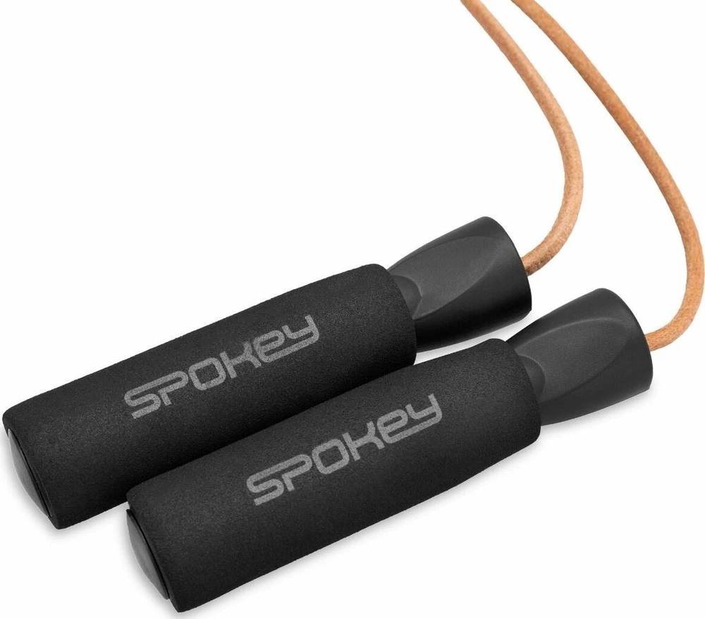 Šokdynė su odine virve Spokey QUICK SKIP