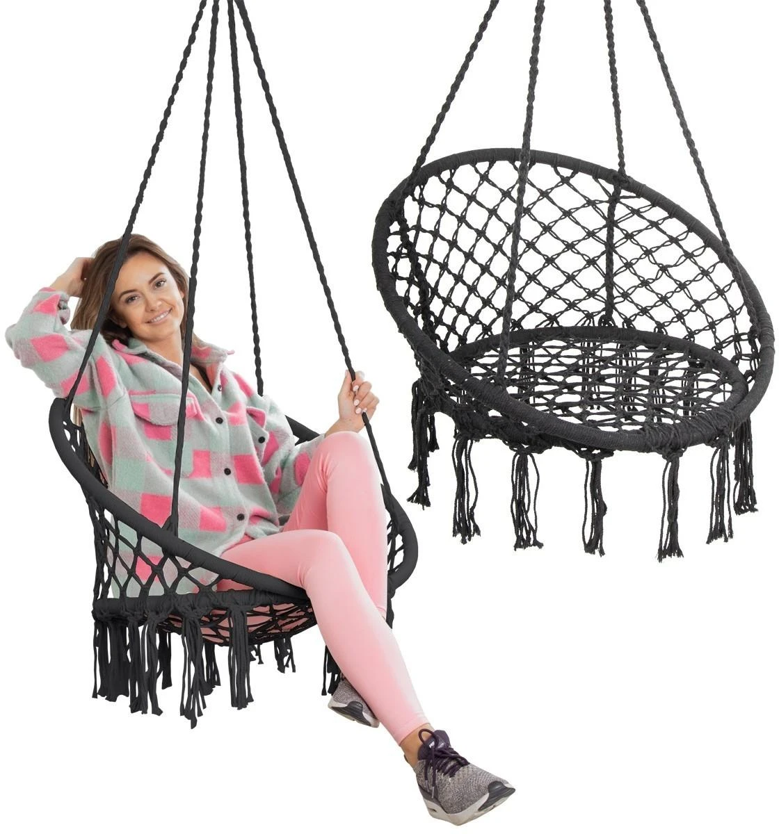Saska Garden Supamasis krėslas Royokamp Stork's Nest Swing, 80x60cm