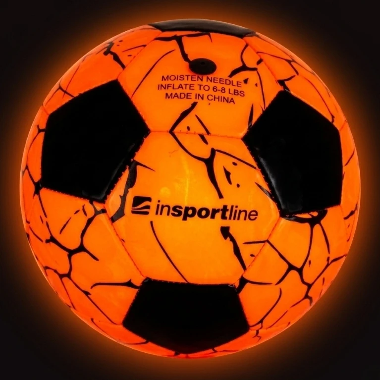Šviečiantis futbolo kamuolys su LED inSPORTline Lumikick, 5 dydis