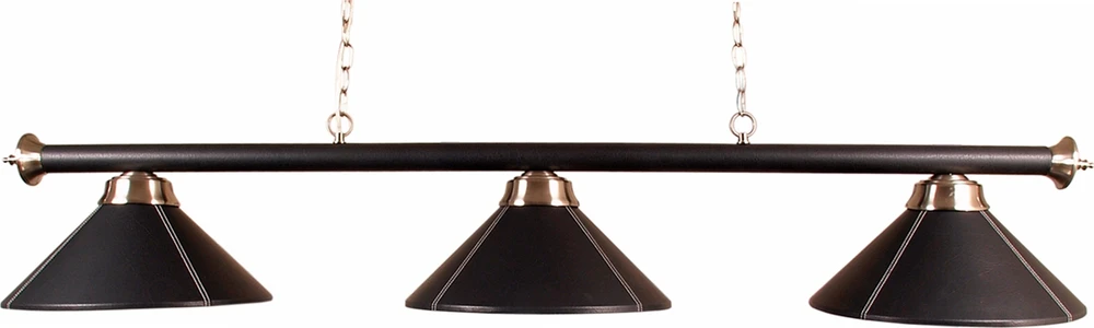 Biliardo lempa Buffalo su 3 gaubtais, juoda oda, 150 cm