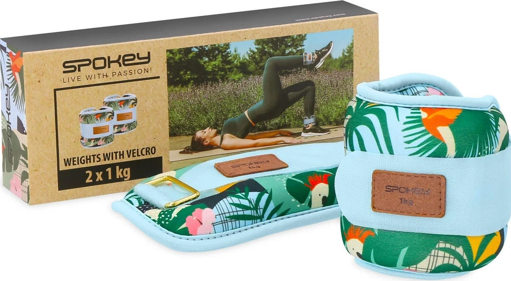 Svoriai riešams ir kulkšnims Spokey HOME JUNGLE 2x 1kg