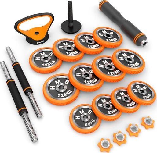 Svorių rinkinys HMS Pro Set SGZ215, 6in1, 15kg