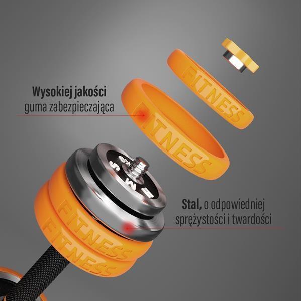 Svorių rinkinys HMS Pro Set SGZ215, 6in1, 15kg