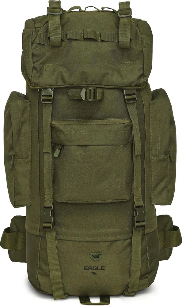 Nils Extreme Taktinė kuprinė NILS CAMP NC3901 Eagle, žalia, 70 l