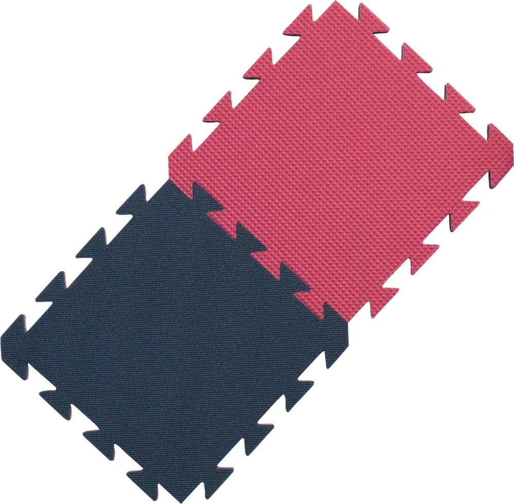 Tatamis-dėlionė Yate, 29x29x1,2 cm - rožinis/mėlynas