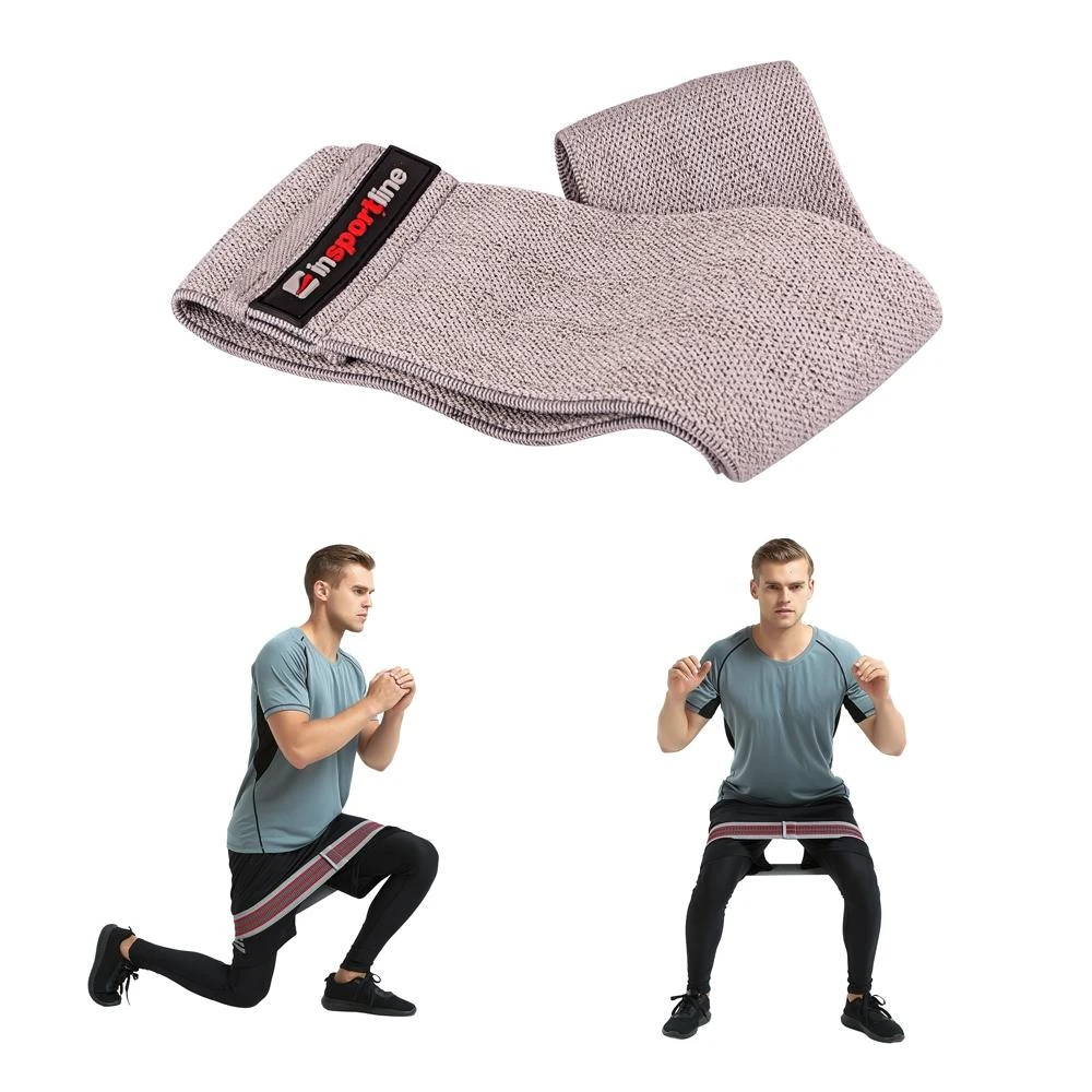 Teksilinė pasipriešinimo guma - kilpa inSPORTline Lopr PRO 66cm 55kg