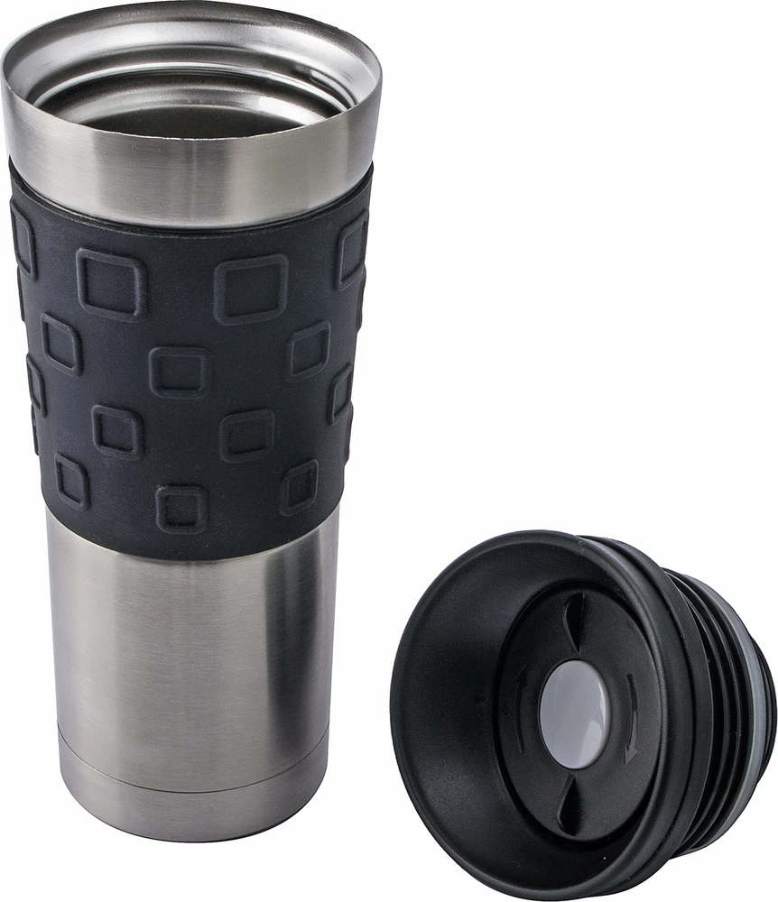 Termopuodelis BasicNature Stainless Steel Grip, 0,45 l