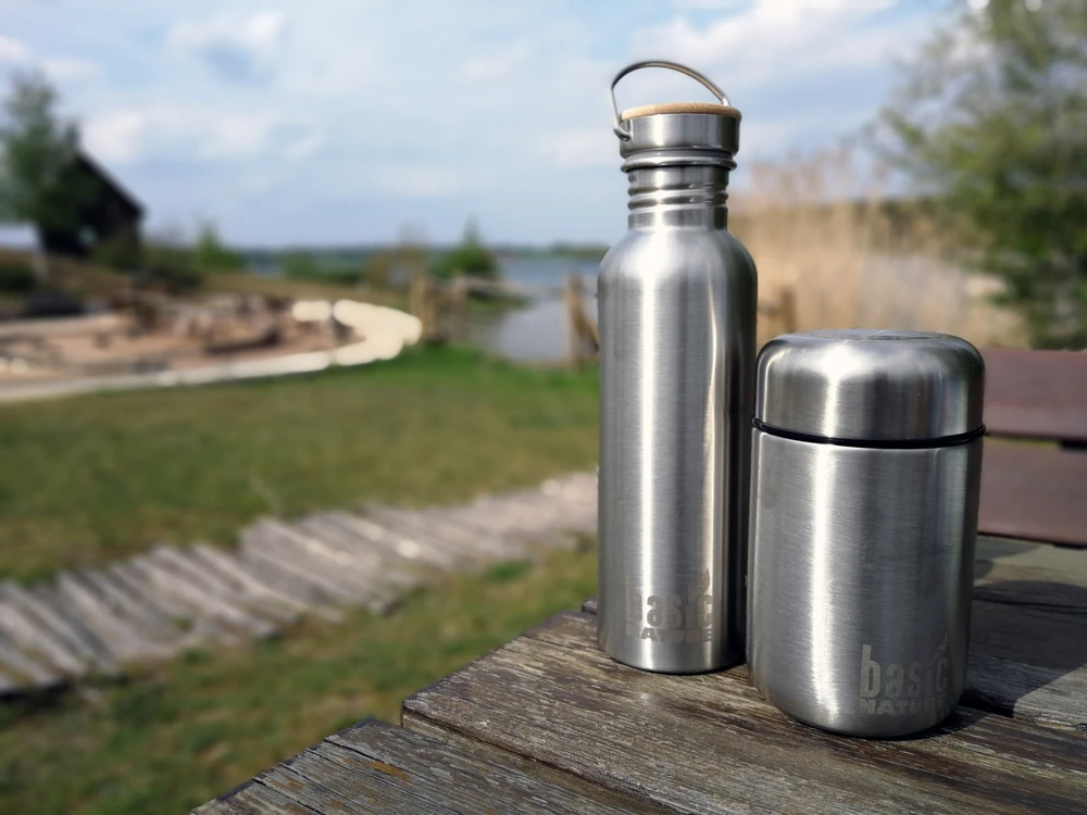 Maisto termosas BasicNature, 0,4 l, nerūdijantis plienas