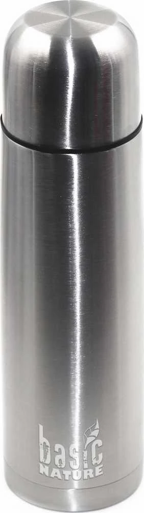 Termosas BasicNature Vacuum, 0.5L, nerūdijančio plieno