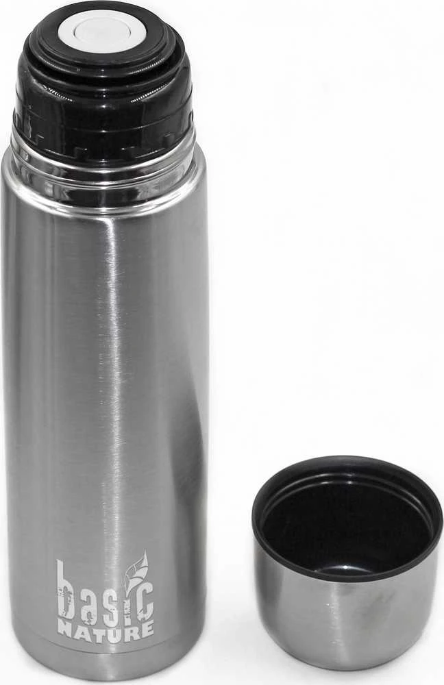 Termosas BasicNature Vacuum, 0.5L, nerūdijančio plieno