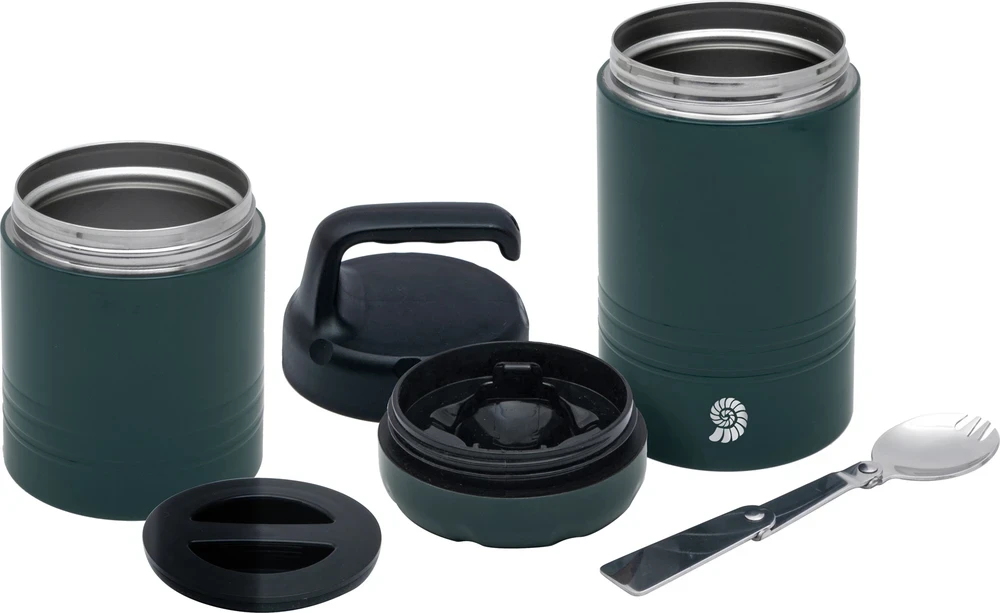 Termosas maistui Origin Outdoors Soft-Touch, 0.4L+0.28L, mėlynas