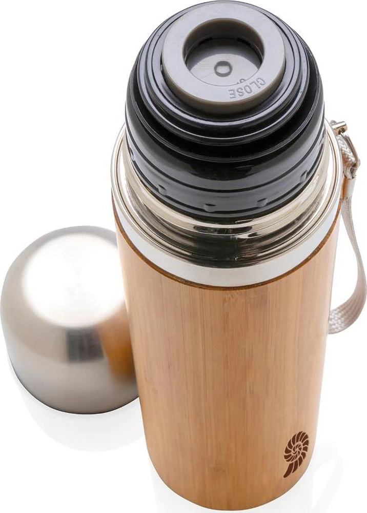 Termosas Origin Outdoors Vacuum Bamboo, 0.5L, nerūdijančio plieno