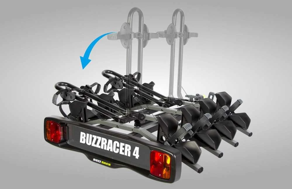 Keturių dviračių laikikis ant kablio BuzzRack BUZZRACER 4