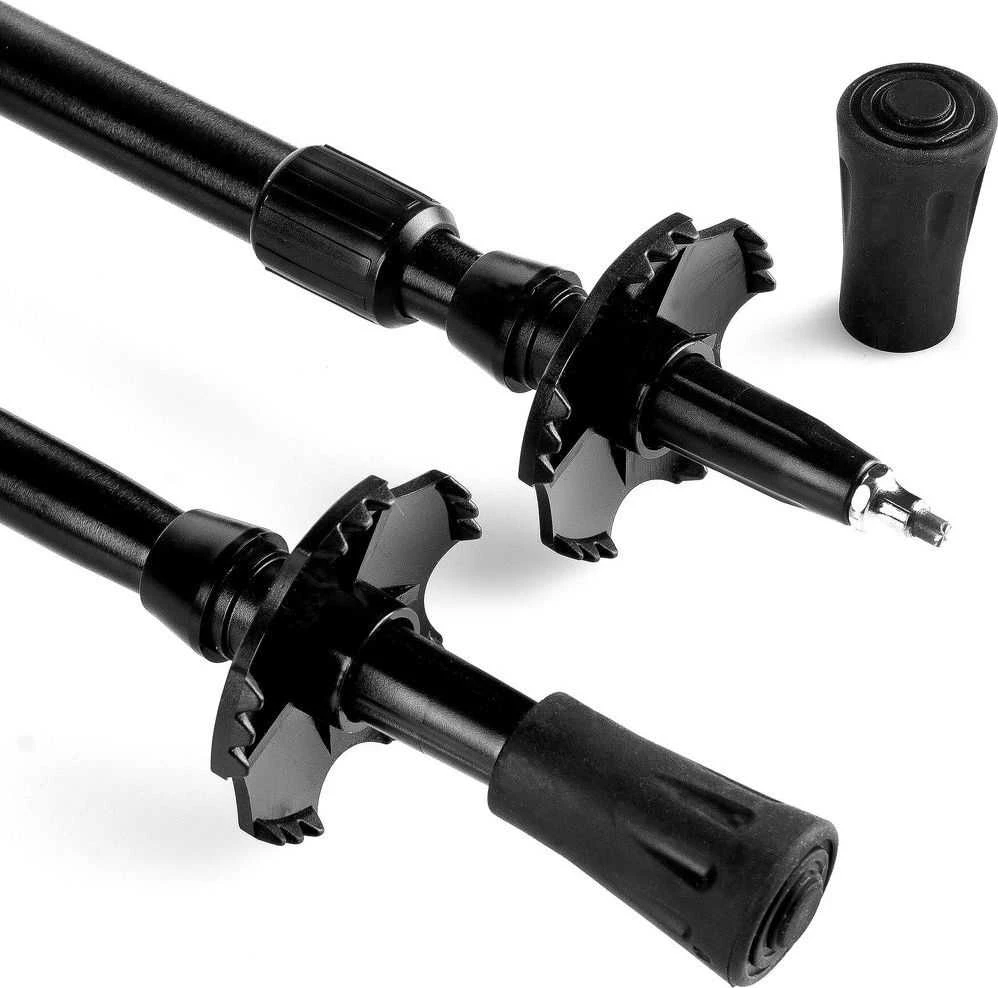 Trekingo lazdos Spokey Zion 929460, pilka/juoda