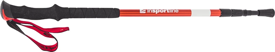 Žygio lazdos inSPORTline Altiplano 100 pora, raudonos