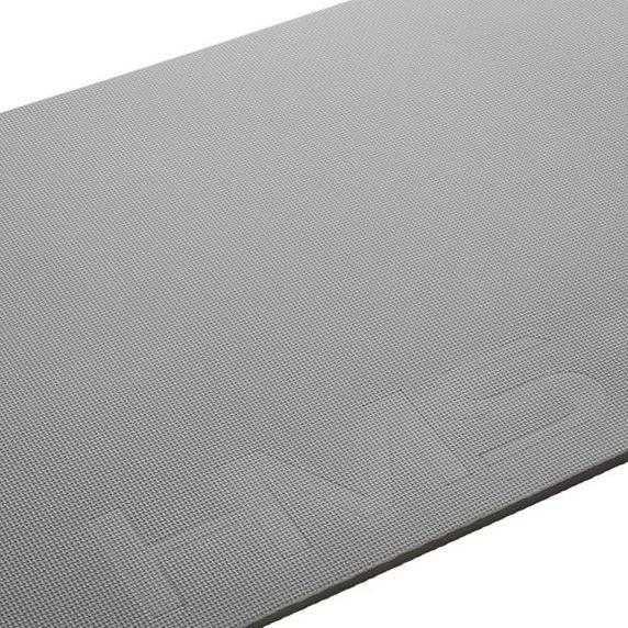 Treniruočių kilimėlis HMS Premium MFK08, 140x60cm, pilkas-juodas