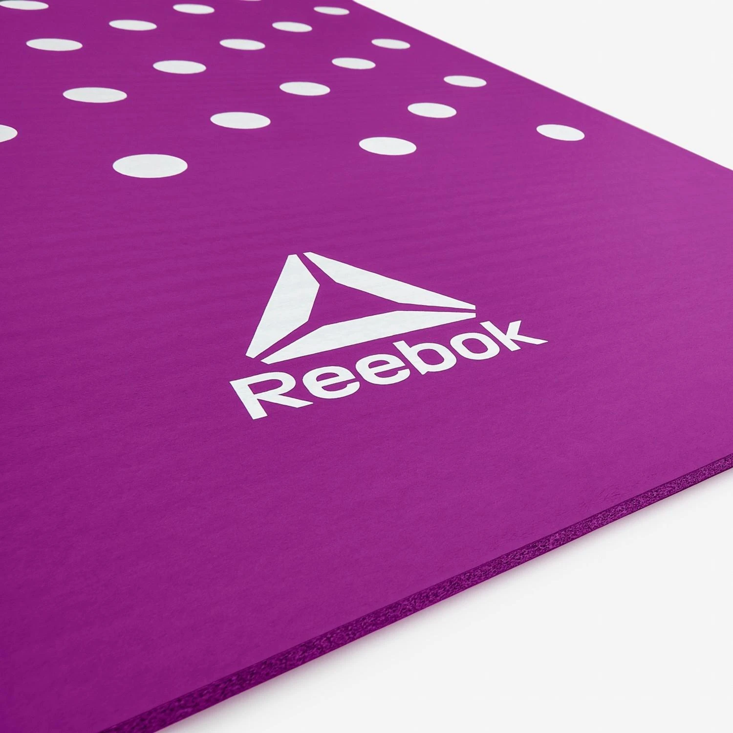 Treniruočių kilimėlis Reebok Spots 7 mm, violetinis