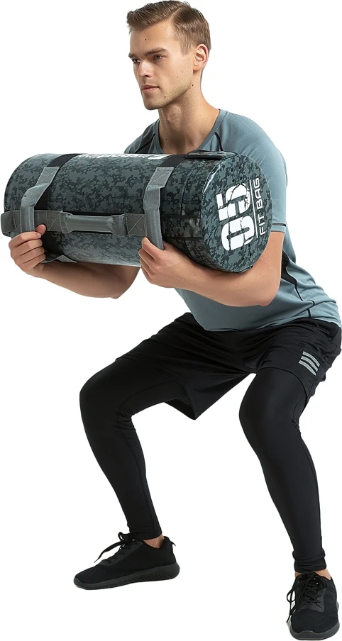 Jėgos maišas su rankenomis inSPORTline FitBag Camu 25kg