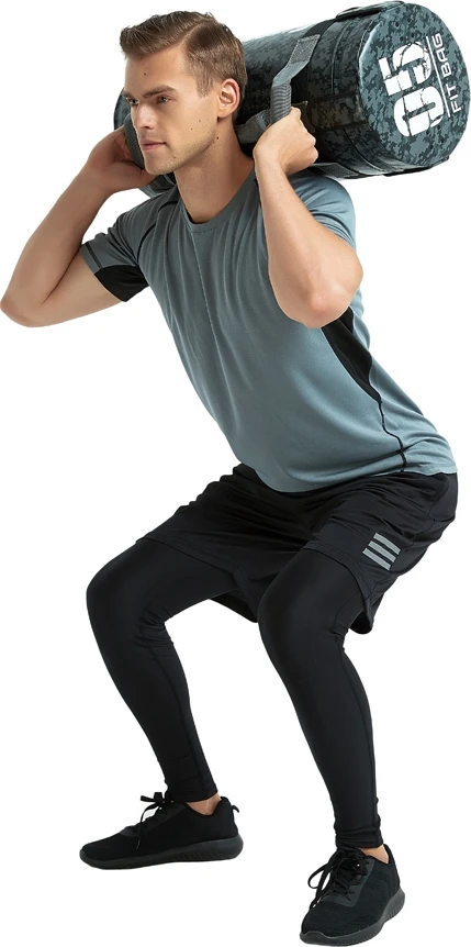 Jėgos maišas su rankenomis inSPORTline FitBag Camu 30kg