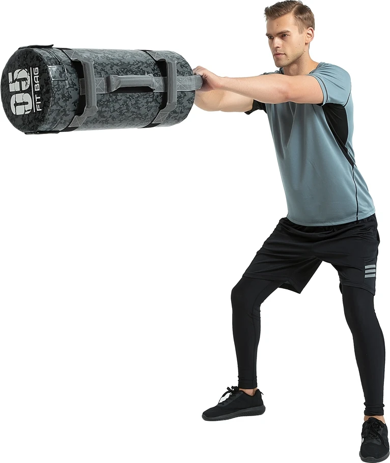 Jėgos maišas su rankenomis inSPORTline FitBag Camu 30kg
