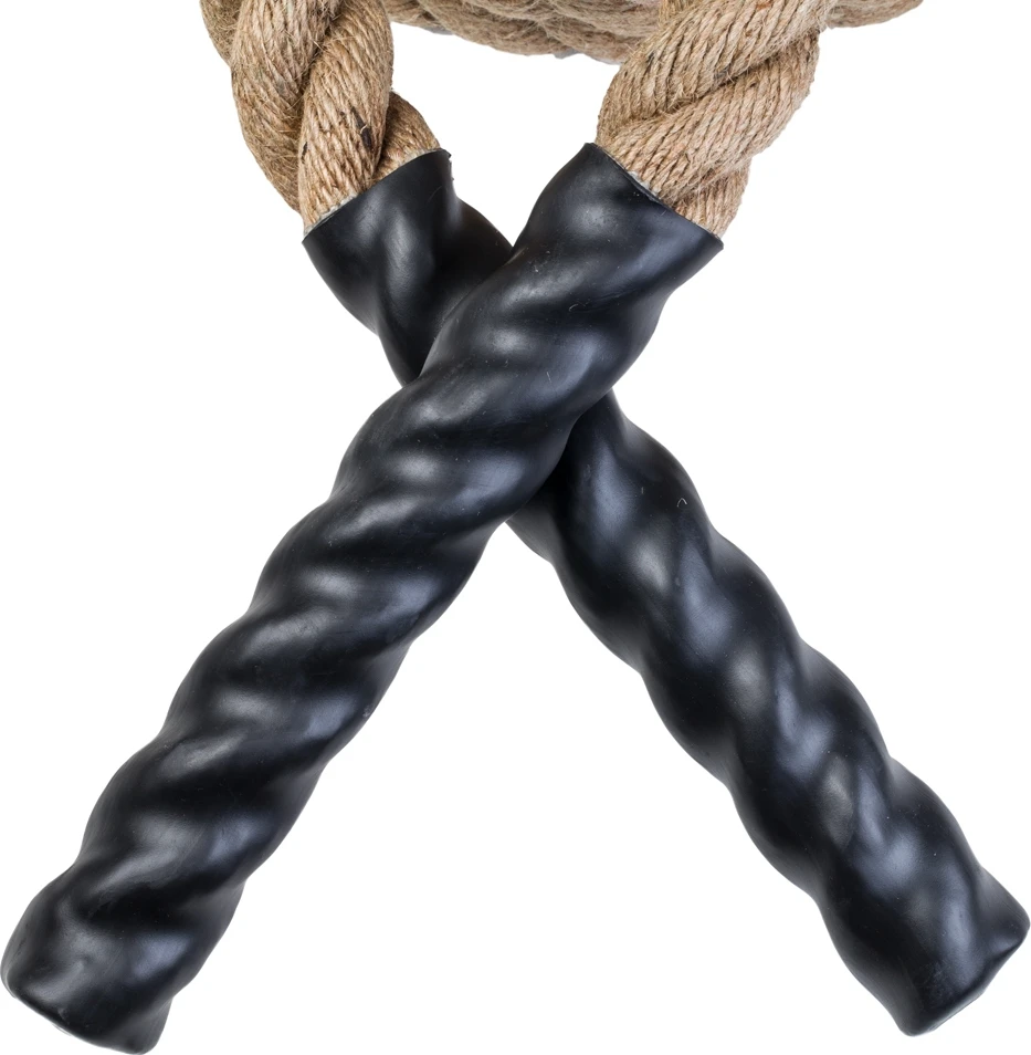 Natūrali jėgos-kovos virvė iš sizalio inSPORTline Waverope Base 9m 40mm 5,7kg