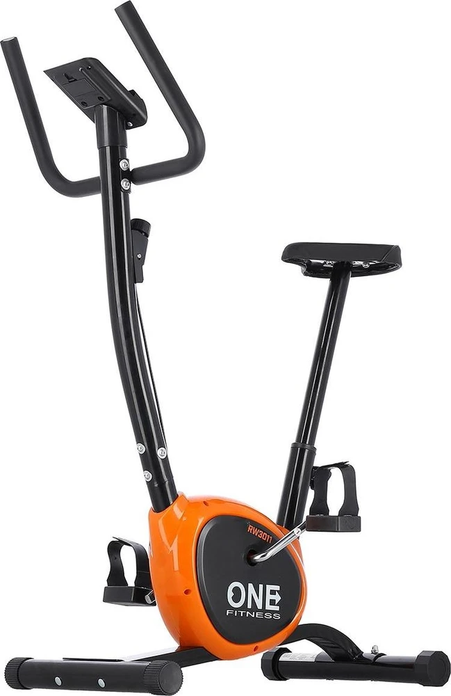 Treniruoklis One Fitness Rw3011, juodas-oranžinis