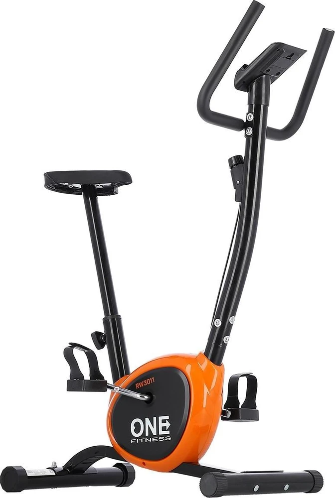 Treniruoklis One Fitness Rw3011, juodas-oranžinis