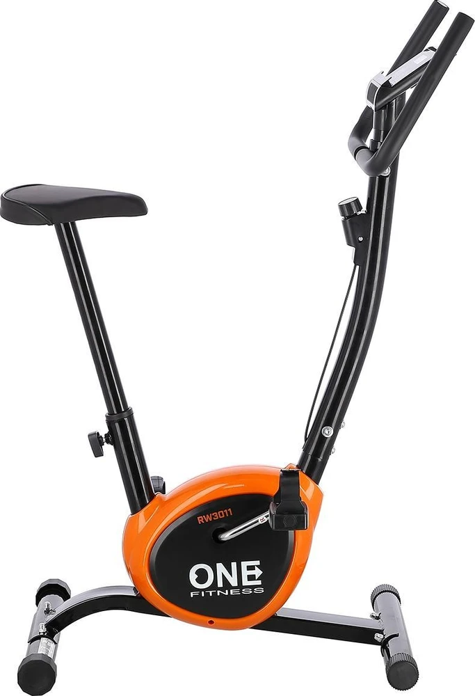 Treniruoklis One Fitness Rw3011, juodas-oranžinis