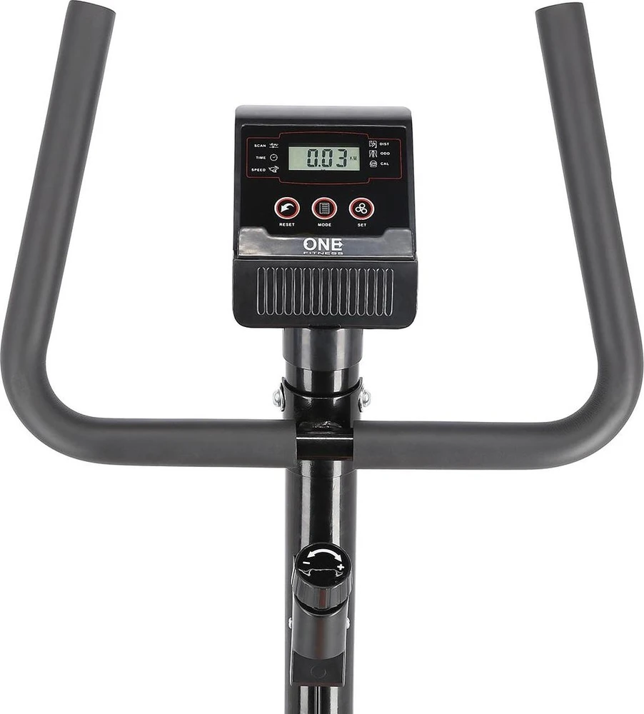 Treniruoklis One Fitness Rw3011, juodas-oranžinis