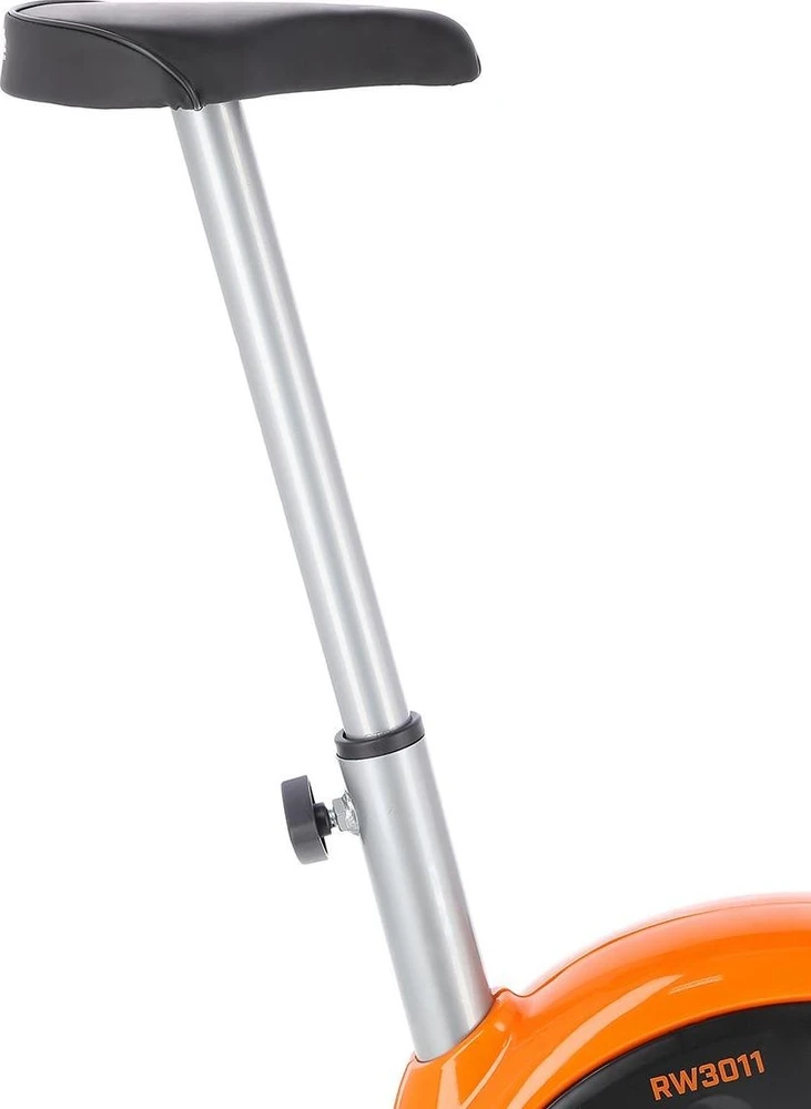 Dviratis treniruoklis One Fitness RW3011 sidabro spalvos-oranžinis