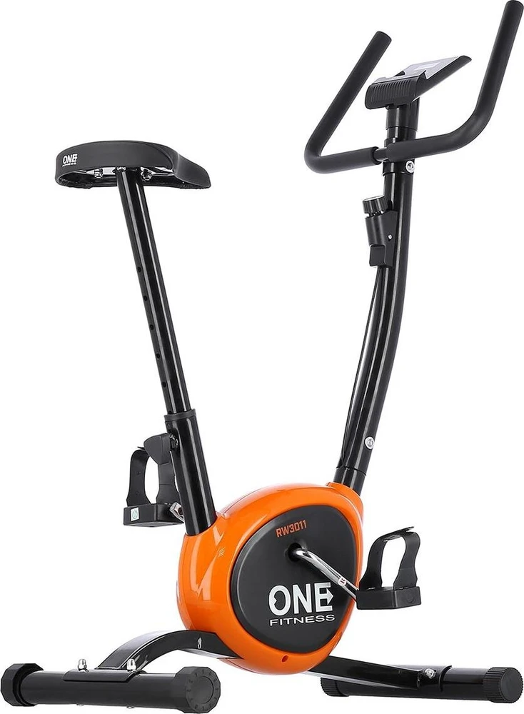 Treniruoklis One Fitness Rw3011, juodas-oranžinis