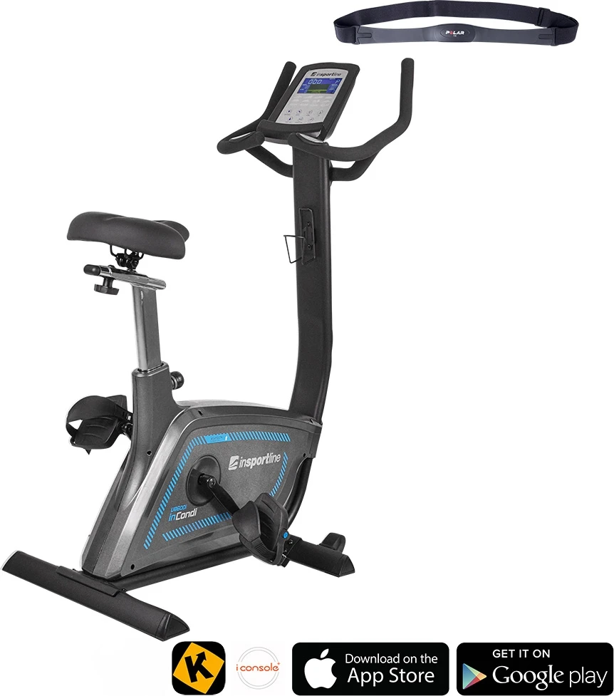 Dviratis treniruoklis inSPORTLine inCondi UB600i PRO (iki 200kg, smagr. 7kg)