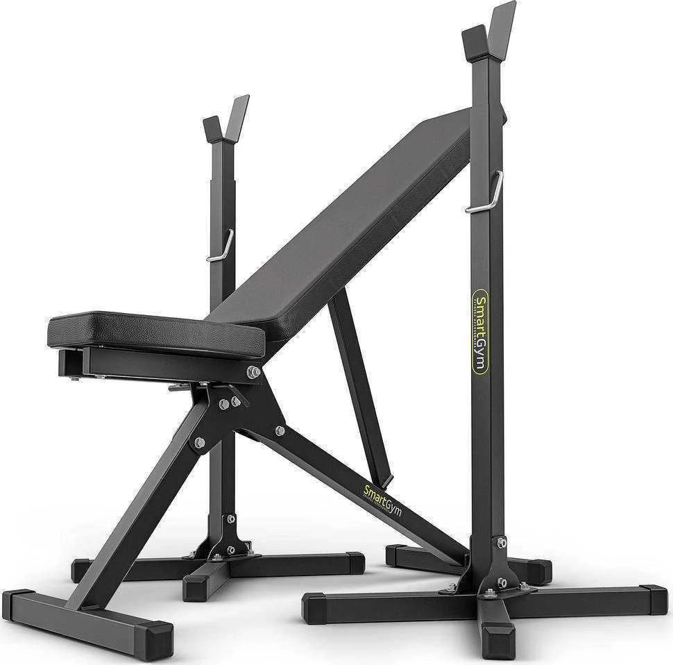 Treniruoklių komplektas (treniruočių suoliukas + štangos stovas) SmartGym Fitness Accessories SG1