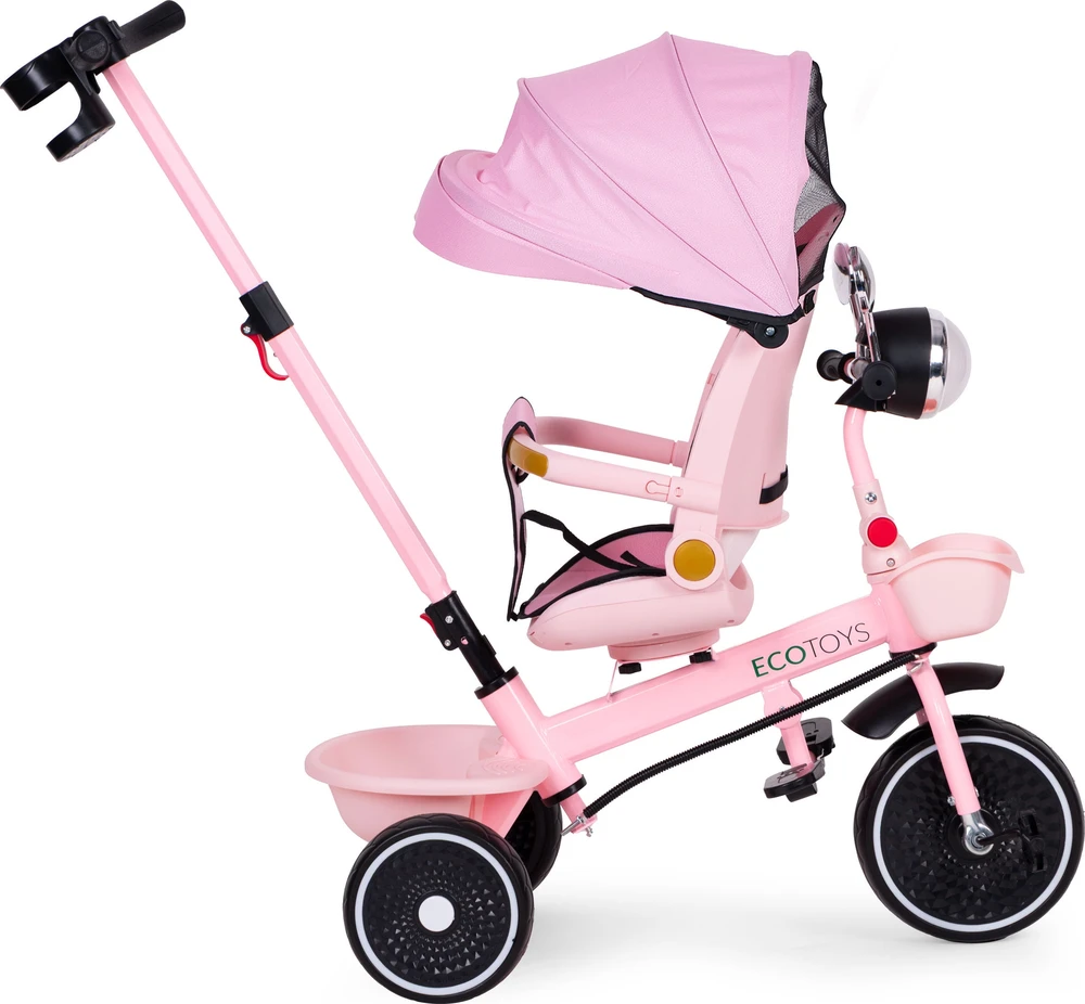Triratukas vaikams ECOTOYS su pasukama sėdyne