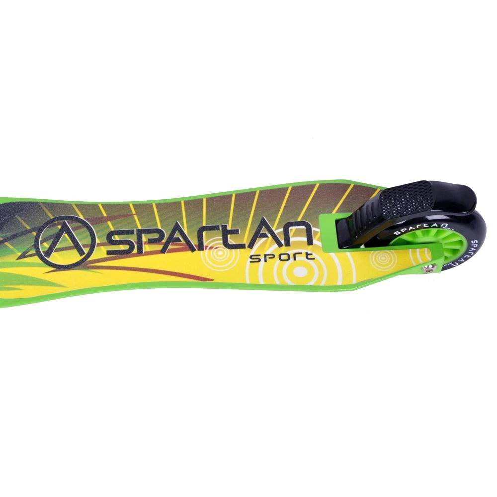 Triukinis paspirtukas su guoliais ABEC-7 Spartan Stunt (100 mm ratai) - Oranžinis